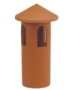 Birdcage 8" 1420 Clay Chimney Pot