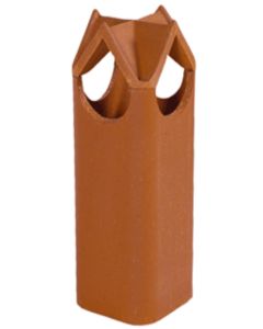 Dry Top 12 x 12 1404 Clay Chimney Pot