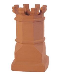 Estate Jumbo E Crown 1472EC Clay Chimney Pot