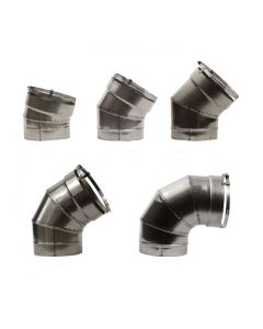 304 Fixed Flexible Liner Elbow