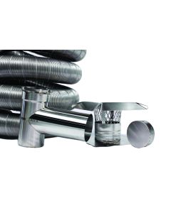 FireFlex 316L/Ti Flexible Chimney Liner Tee Kit